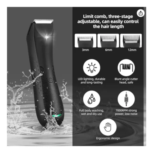 Cortapelo Intima Hombre + Linterna LED
