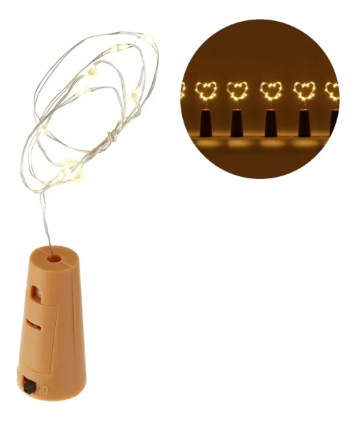 Corcho Alambre LED 2 Metros Decoracion