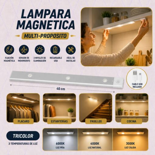 Lampara Magnetica Multi-Proposito