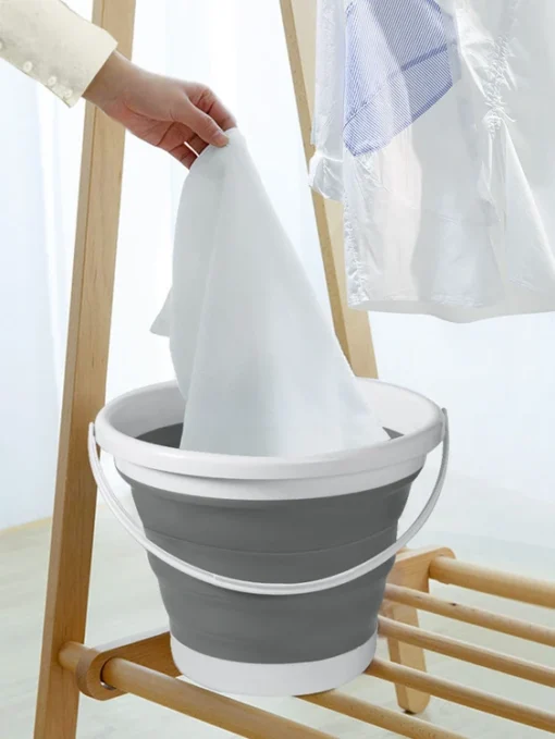 Balde Plegable 5L Silicona Resistente