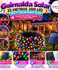 Guirnalda Solar 22 METROS Multi-Color MAGIC GLOW