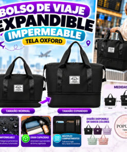 Bolso de Viaje Expandible Impermeable Oxford